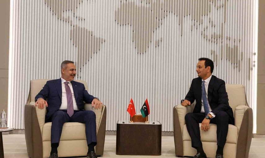 Fidan'ın Bingazi temasında Bilkasım Hafter'le buluşma
