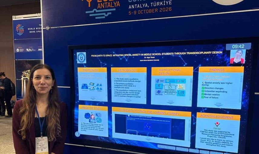ADÜ'nün mekânsal öğretim tasarımı IAC 2026 bilim programında