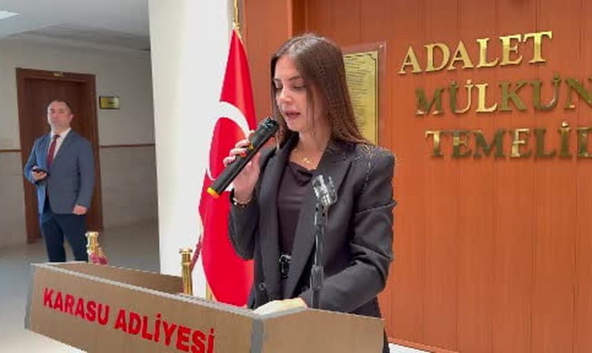 Karasu'da yeni adli yılda adalet ve hukukun üstünlüğü vurgulandı