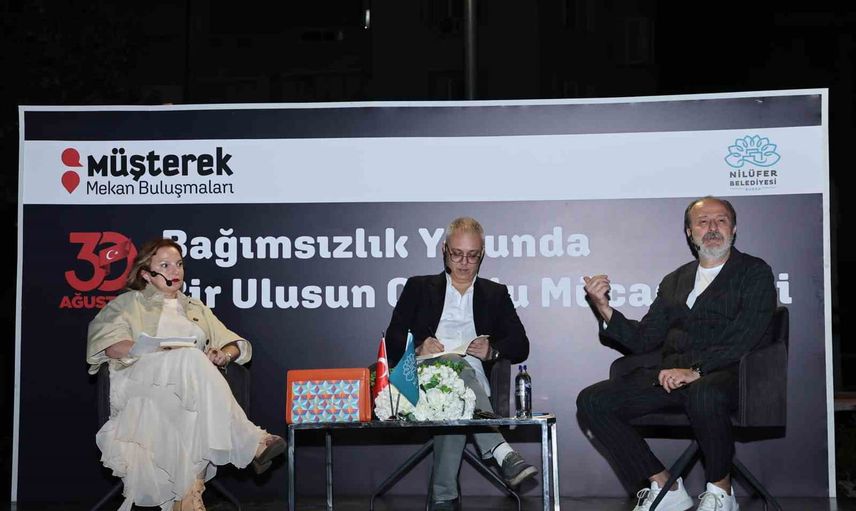 Bağımsızlık ve ortak irade: Nilüfer'de 'bağımsızlık yolunda bir ulusun onurlu mücadelesi' konuşuldu