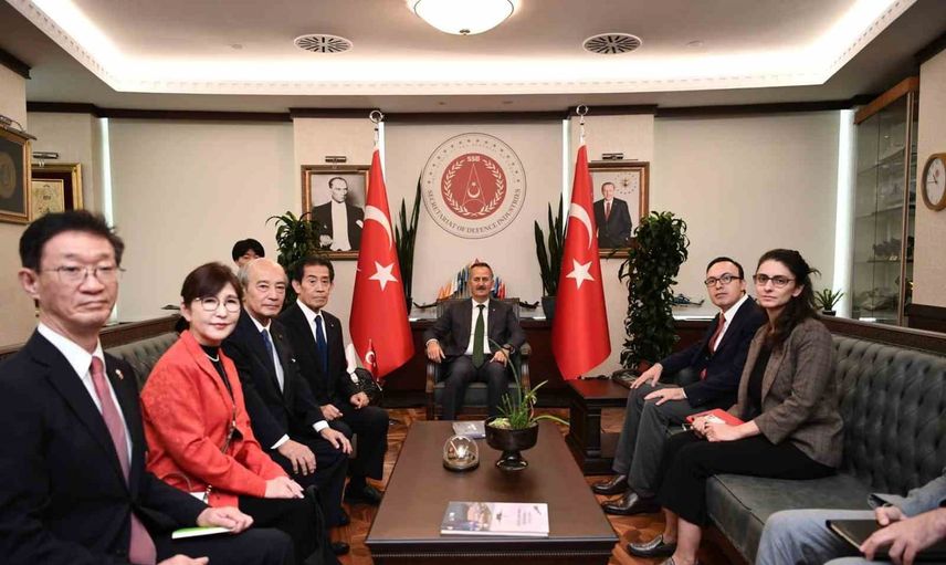görgün ve japon heyeti savunma sanayiinde ortak çalışma olanaklarını değerlendirdi
