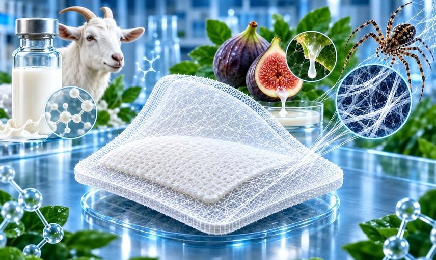 Doğal üçlüden yeni nesil yara örtüsü denemesi