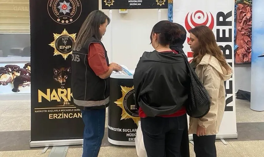 Erzincan'da gençlere ve ailelere yönelik kapsamlı uyuşturucu bilgilendirme çalışması
