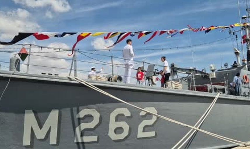 Tekirdağ sahillerinde TCG Enez ile bayram buluşması