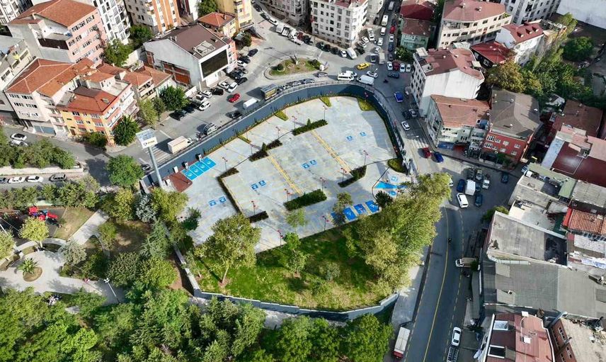 Çağlayan'a 100 araçlık açık otopark ve yeşil alan kazandırıldı