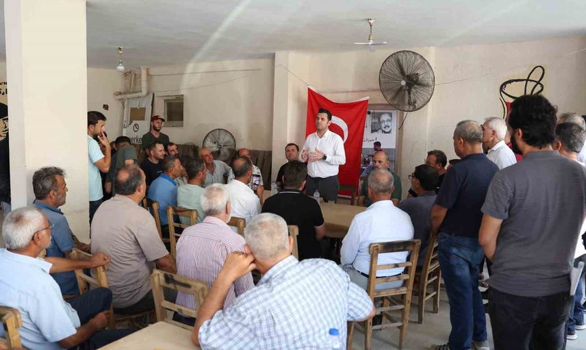 Adanalıoğlu'nda taziye evi ve tarım yolları için yerinde çözüm vurgusu