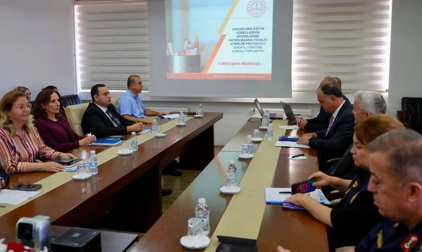 Eğitim güvenliği için çok katmanlı tedbir planı Sinop'ta