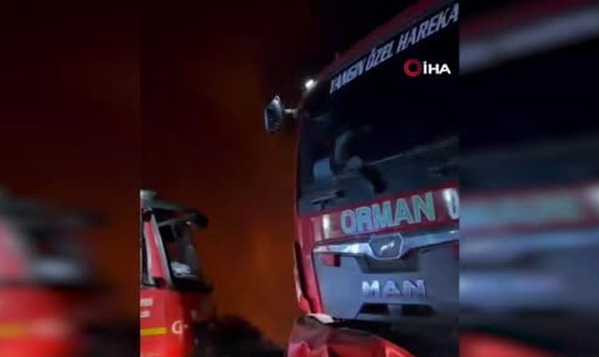 Enerjisi düşürülen orman yangınlarında kontrol için ekipler seferber
