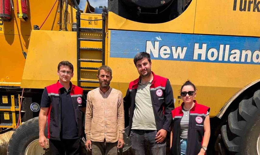 Otlukbeli'nde hasadı güvence altına alan tarım denetimleri