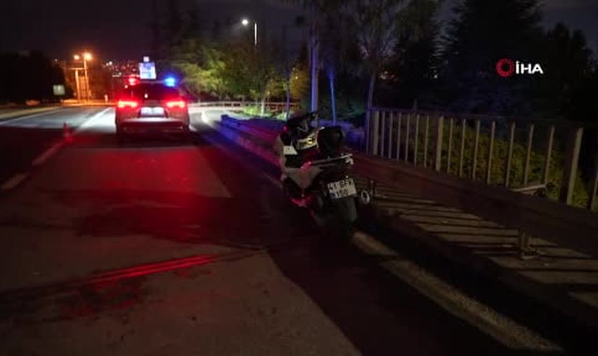 Başiskele'de bariyere çarpan motosiklet sürücüsü yaşamını yitirdi