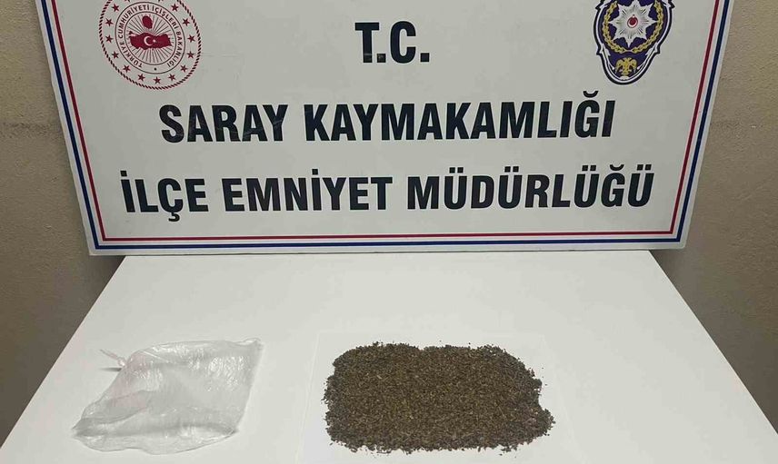 Tekirdağ Saray'da iki ayrı operasyonda 32,5 gram bonzai ele geçirildi