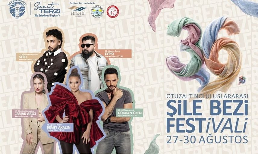 Şile bezi festivalinde sokaklardan sahnelere, Sefo ile coşku başladı