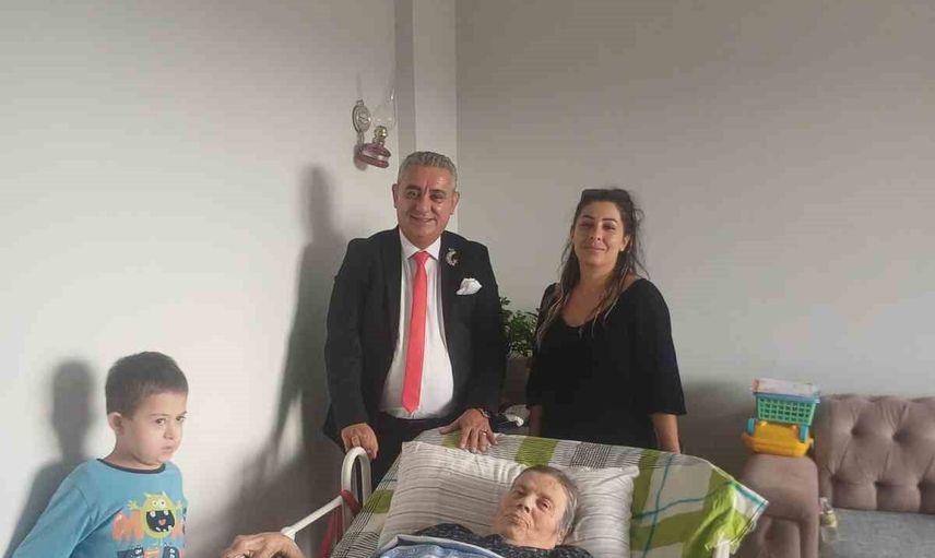 Beyaz Ay Derneği'nden yatağa bağımlı ve Down sendromlu çocuğu olan aileye medikal destek