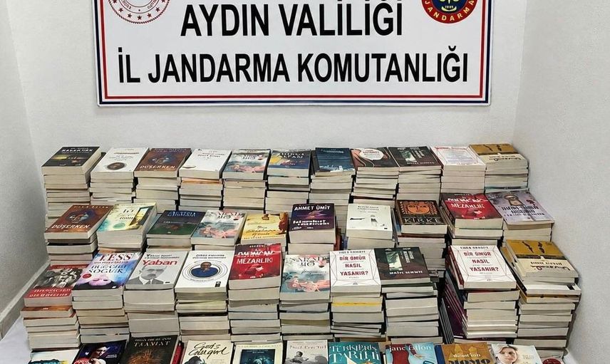 Güzelçamlı'da iki iş yerinde bandrolsüz kitap operasyonu
