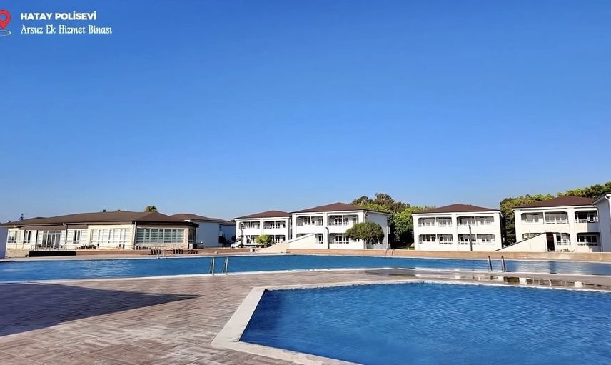 Arsuz’da denize sıfır polis evi ek hizmet binası 10 ağustosta açılıyor