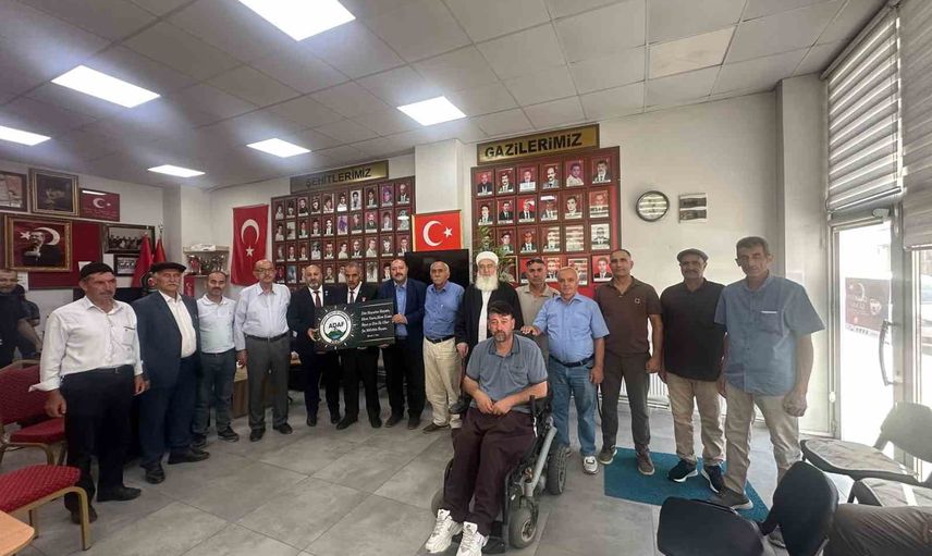 aşiret liderlerinden gaziler ve şehit yakınlarına dayanışma ziyareti