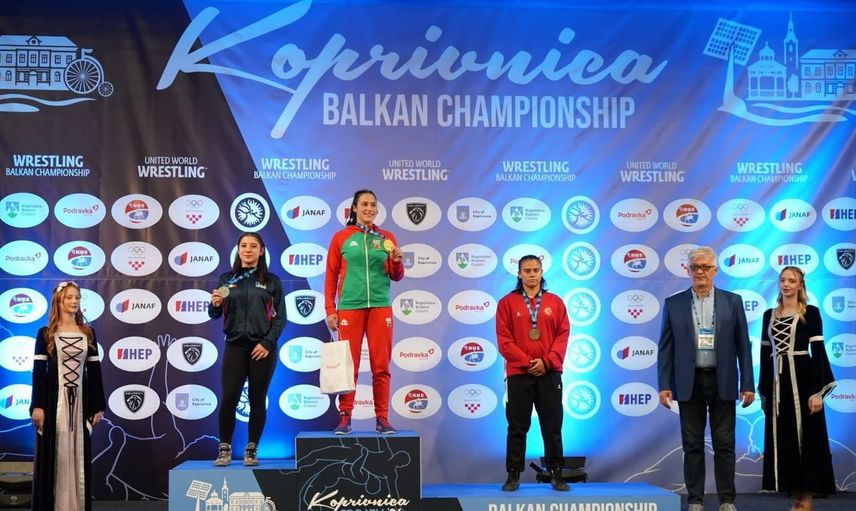 Bolulu güreşçi Nidanur Bostancı Koprivnica'da bronz madalyayla döndü