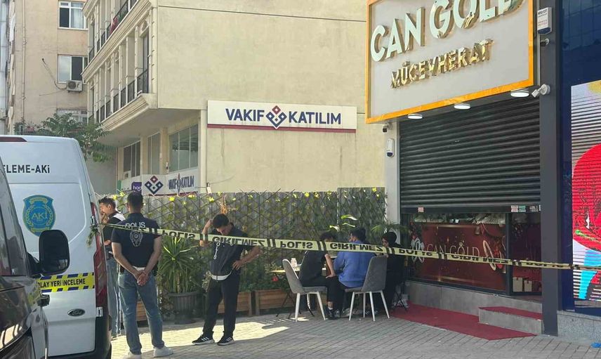 Maltepe'de Can Gold Mücevherat'ta ölü bulunan kuyumcu sahibi için polis incelemesi