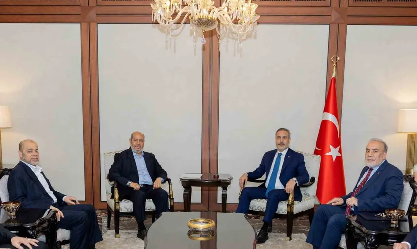 Bakan Hakan Fidan Hamas heyetiyle Ankara'da görüştü