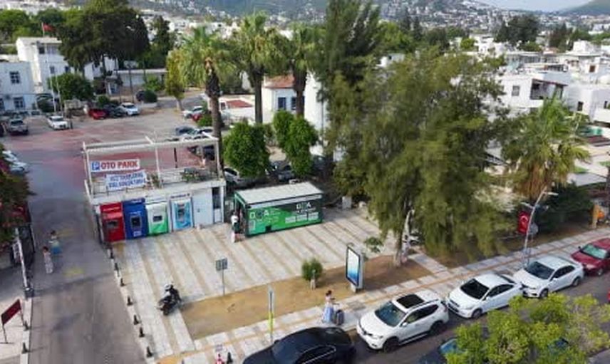 Bodrum'da ilk DOA makinesi Neyzen Tevfik Caddesi'nde hizmete başladı