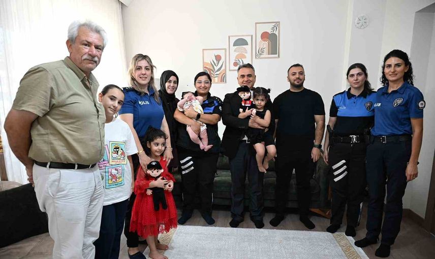 İl emniyet müdüründen gazi polise vefa ziyareti