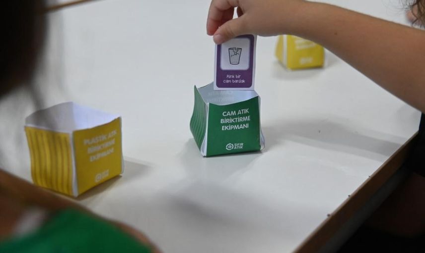 Okul öncesi minikler oyunla sıfır atık alışkanlığı edindi