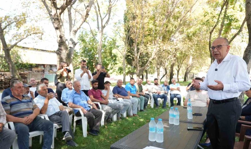 Başkan Akın Koşukırı mevkii'ndeki yol ve altyapı çalışmalarını anlattı