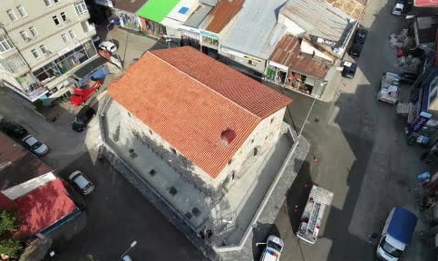 Erzurum'un Fetih Camii'nde 19. yüzyıla ait İsa tasviri gün ışığına kavuştu