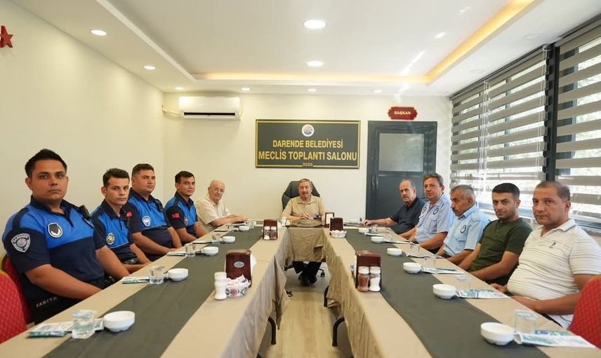 Darende'de zabıta haftasında ekiplerle huzur ve hizmet vurgusu