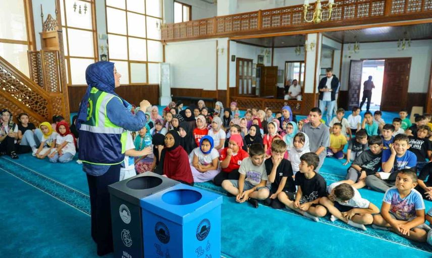 camilerde oyun ve kitapla yaz neşesi: İlkadım'da çocuklar öğrenerek eğlendi