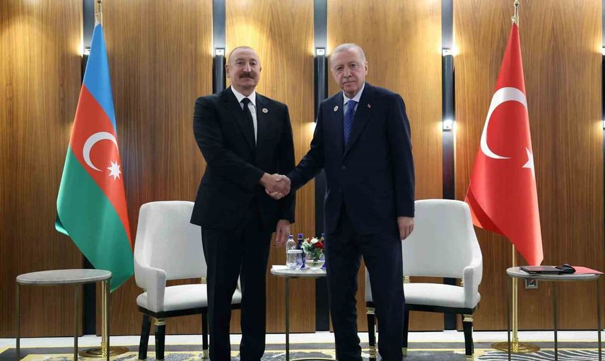 Bişkek zirvesinde Erdoğan ve Aliyev bir araya geldi