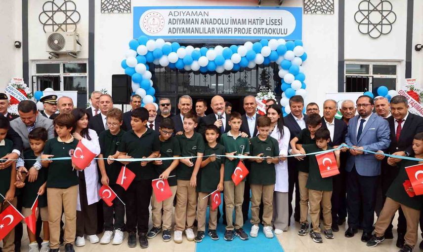Adıyaman’a yeni eğitim yatırımı: 16 derslikli proje imam hatip ortaokulu hizmete girdi