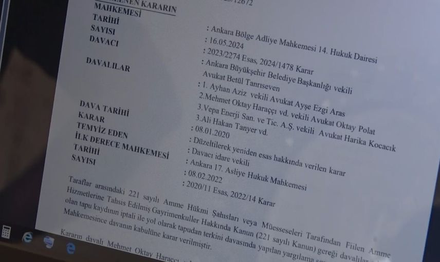 Yargı zaferi yetmedi: Çankaya'da 7 yıllık tazminat bekleyişi