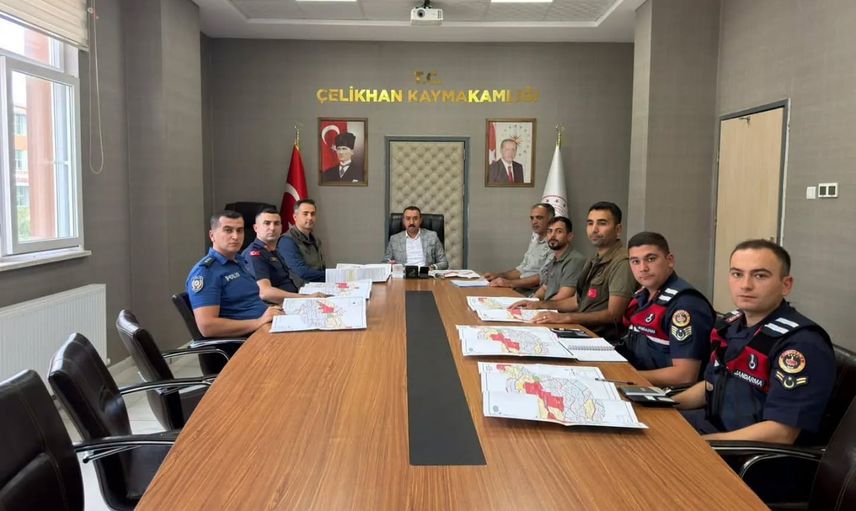 Doğa ve güvenlik için Çelikhan'da kurumlar bir araya geldi