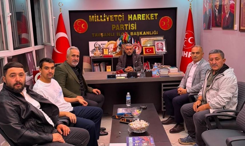 Tavşanlı'dan teşekkür ziyareti: Akkaya ailesi MHP'ye minnetini iletti