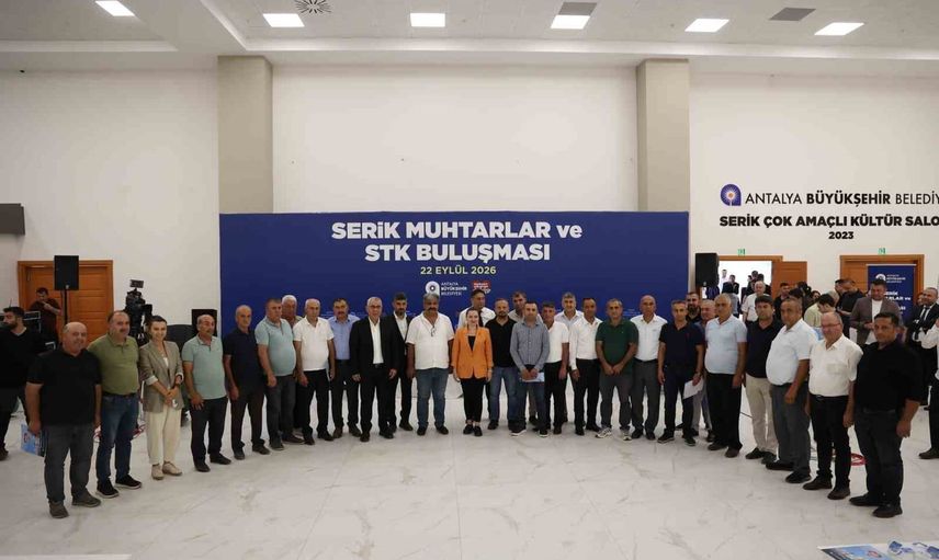 Serik'te muhtar talepleri 2027 yatırım programına yön veriyor