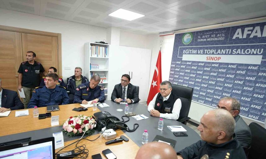 Sinop'ta sarı kod alarmı: sel ve heyelana karşı seferberlik