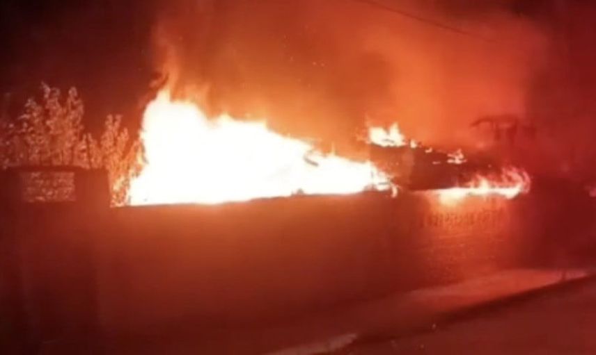 Kısa müdahale can kaybını önledi; tandır evi Alaca'da kullanılamaz hale geldi
