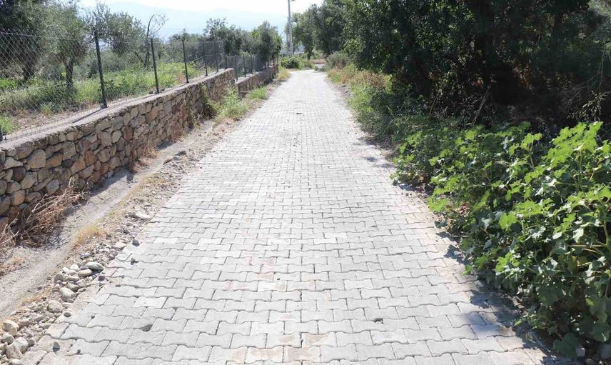 Bozdoğan Eymir'de altyapı yenilendi: kilitli parke taşı çalışması tamamlandı