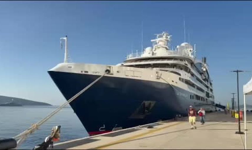 Bodrum üç kruvaziyerle 650 turist ağırladı