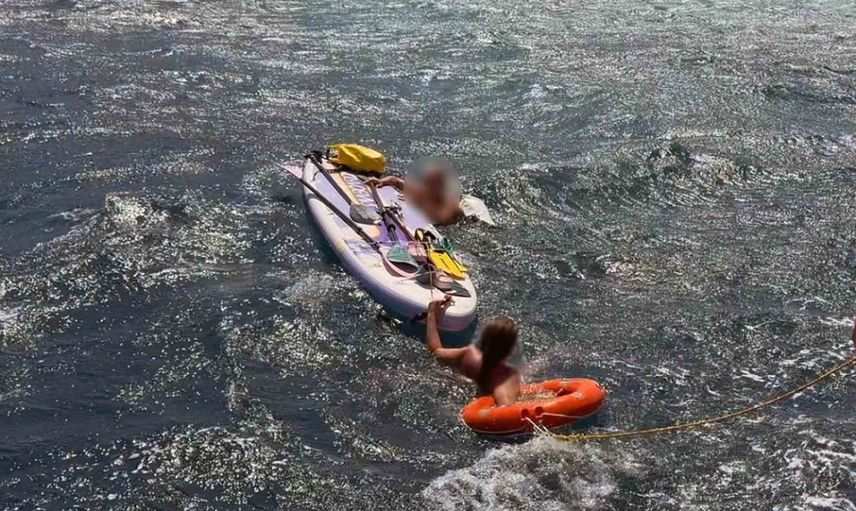 Datça açıklarında iki ayrı kurtarma operasyonunda 13 kişi sağ salim kurtarıldı