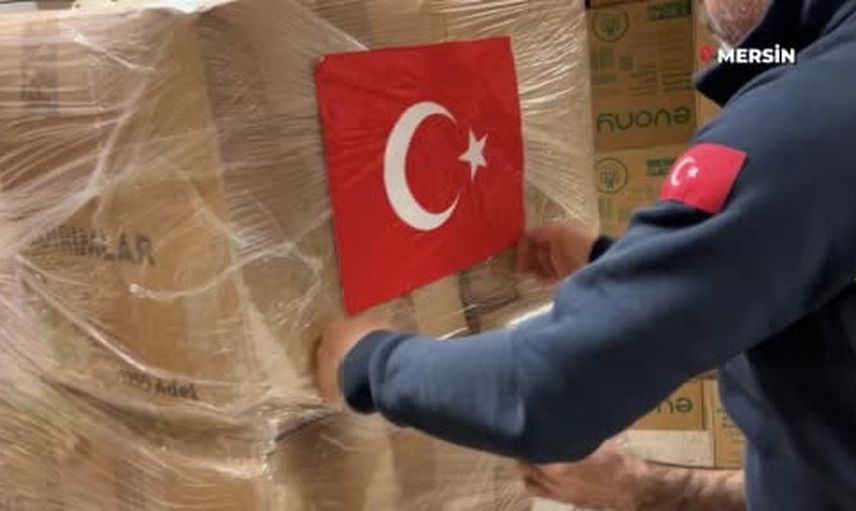Bakan Memişoğlu duyurdu: Mersin'den 15,6 ton tıbbi yardım Lübnan'a gönderildi