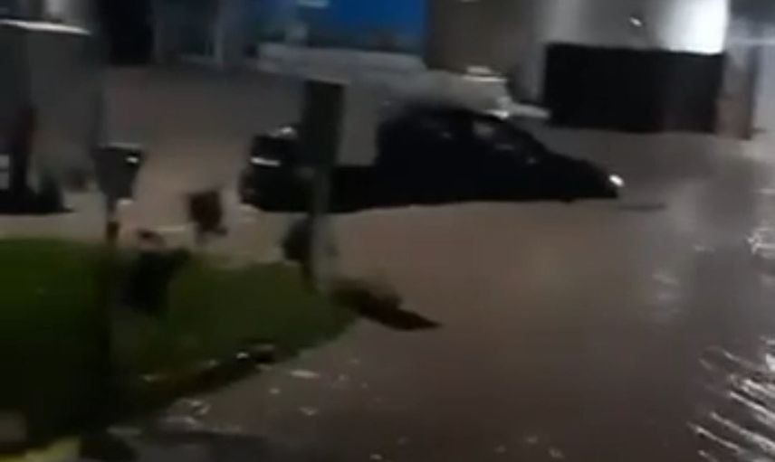 Kocaeli'de sanayi bölgesinde üretim ve araçlar suya gömüldü