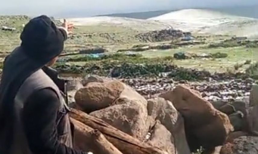 Yaylada aniden bastıran dolu Arpaçaylıları hazırlıksız yakaladı