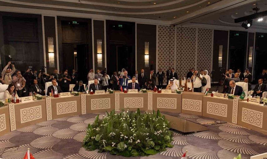 Fidan Amman'da Kudüs gündemli bakanlar toplantısına katıldı