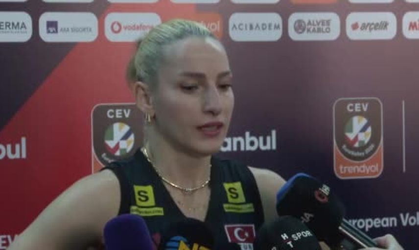 Gizem Örge: yarı finale yakışır mücadele ve taraftarın itici gücü