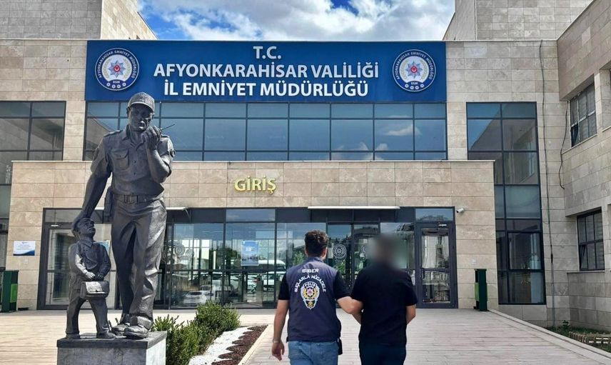 Afyonkarahisar'da çocukların kullanıldığı müstehcen yayın suçundan aranan zanlı yakalandı