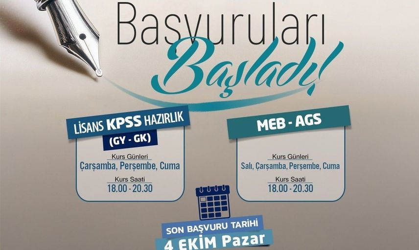 Kayseri'de gençlere ücretsiz sınav desteği: KAYMEK KPSS ve MEB-AGS kursları