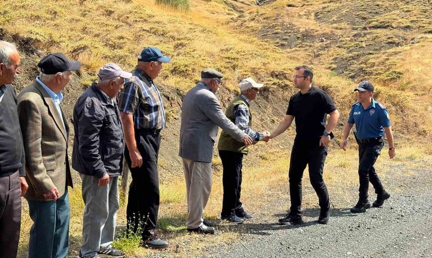 Kaymakam Taşkıran köy ve mezralarda vatandaşlarla buluştu