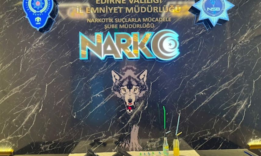 Keşan ve Uzunköprü'de eş zamanlı baskın: sentetik uyuşturucu ve silah ele geçirildi